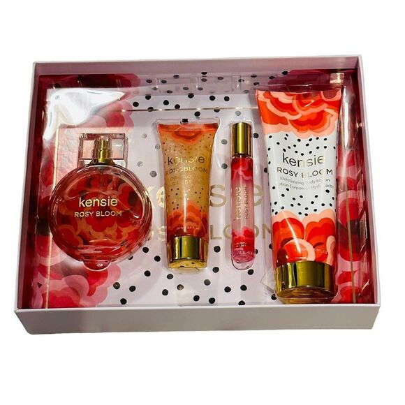 Kensie Rosy Bloom 4-Piece Gift Set - Picture 8 of 16